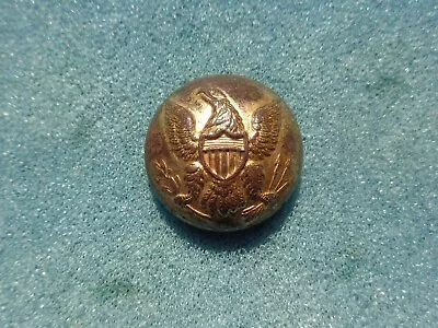 Civil War Eagle Gilded General Service Coat Button Dug Charleston S.C. • $40