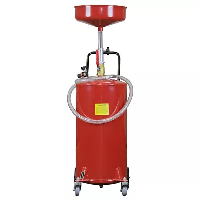 $285.99 • Buy HD 20 Gallon Oil Drain Air Operated Oil Waste Drainage Lift Tank W/ Wheel & Hose