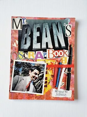 MR BEAN'S SCRAPBOOK All About Me In America - Rowan Atkinson Vintage 1997 • £9.04