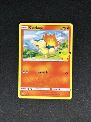$1.49 • Buy 2021 McDonalds Pokemon 25th Anniversary Cyndaquil Non Holo 10/25 Trading Card