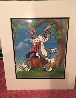  Honey Bunny  Bugs Bunny Cel Signed Robert Mckimson W/ COA • $359