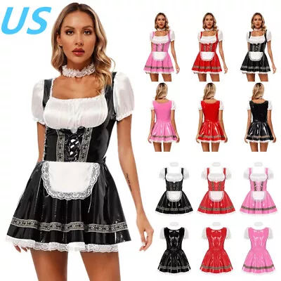 US Women German Oktoberfest Dress Traditional Bavarian Beer Carnival Maid Dress • $6.57