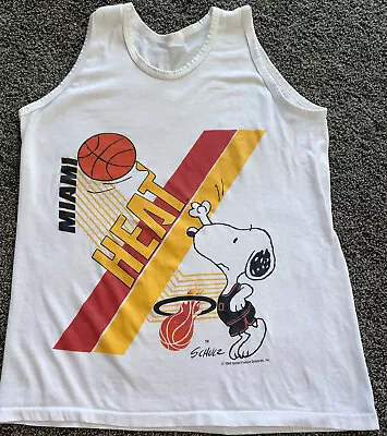Youth Miami Heat Snoopy Vintage Tank • $14.99