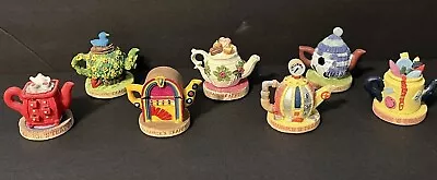 Bundle Tetley G.B. Limited Miniature Tea Pots Lot Of 7 USED • $10