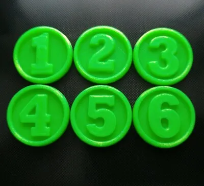 £3.95 • Buy Warhammer 40k Style Objective Markers Bold Number Circular Colour Choice 40mm