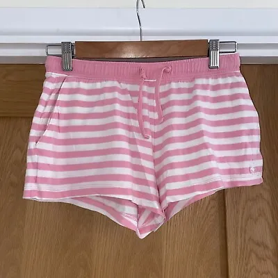 Jack Wills Pink & White Stripe Pyjama PJ Shorts • £14.99