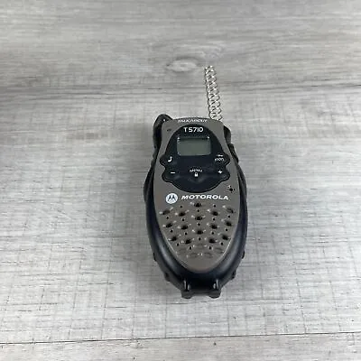 Motorola TalkAbout T5710 Black 22-Channel FRS GMRS Two-Way Radio Walkie Talkie • $12.21