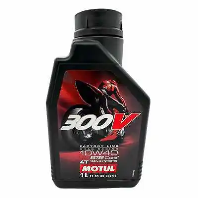 Motul 300V Factory Line Road Racing Motor Oil 10W-40 4T - 1 Liter • $25.79