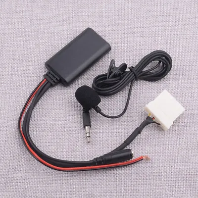 Car Stereo Radio AUX Audio Cable Adapter Bluetooth Mic Fit For Mazda 2 3 5 6 MX5 • $14.61