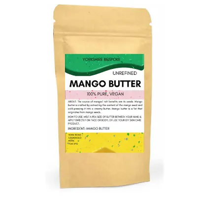 Mango Butter Organic Unrefined Raw Natural 100% Pure-Pic Yours • £7.99