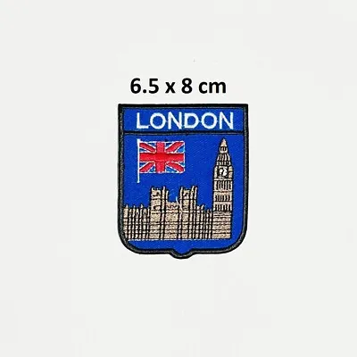 London Parliment Palace Of Westminster Embroidered Sew Iron On Patch Jeans N-898 • £1.99