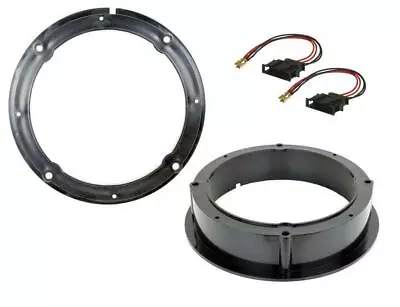 VW Volkswagen Golf MK7 Front Door Speaker Adaptor Rings Spacers Kit 165mm 6.5  • £9.89