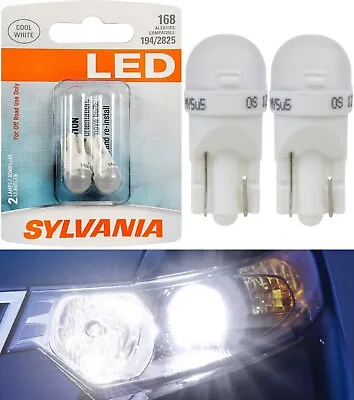 Sylvania LED Light 168 T10 White 6000K Two Bulbs Rear Side Marker Upgrade Lamp • $16.50