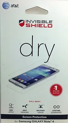 ZAGG Invisible Sheild Screen Protector Samsung Galaxy Note4  W' ZAGG Cleaner • $6.99