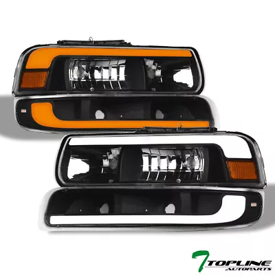 TLAPS For 99-02 Silverado/Tahoe Switchback Sequential LED Headlights 4p - Black • $180