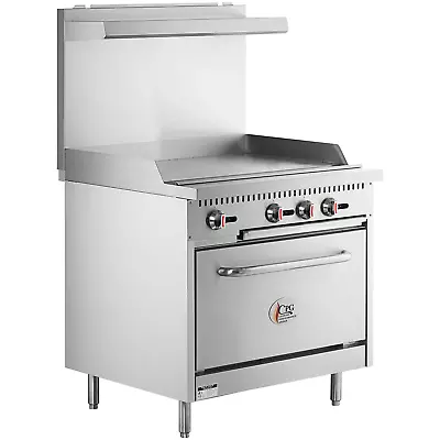 Liquid Propane 36  Range With 36  Griddle And 1 Standard Oven - 90000 BTU • $2313.98