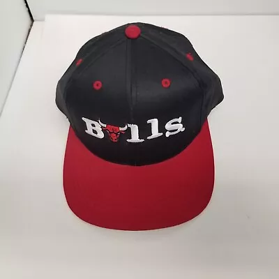 Vintage 1990s Chicago Bulls Captain Morgan Promo Snapback Hat NOS • $24.95