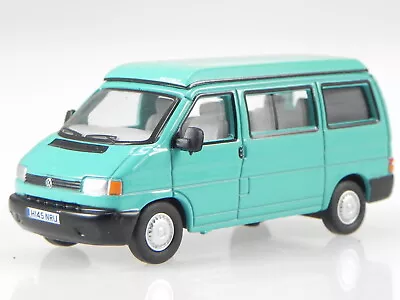 VW T4a California Westfalia Camper Karibik Green Diecast Model Car Oxford 1:76 • $18.90