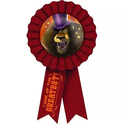 Madagascar 3 Movie Jungle Safari Animal Birthday Party Favor Award Ribbon • $9.47