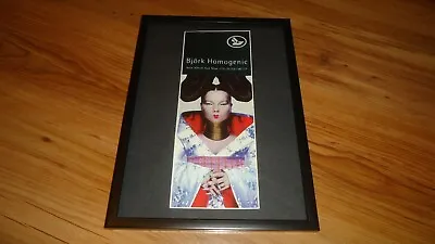 £11.99 • Buy BJORK Homogenic-framed Original Advert