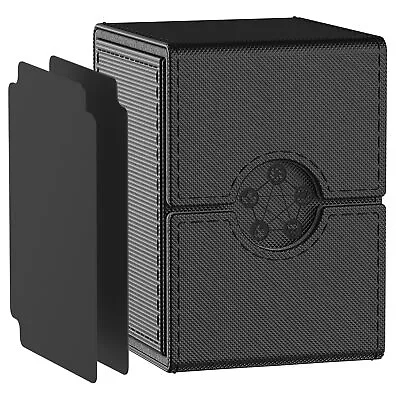 MIXPOET Deck Box For MTG Commander Cards Trading Card Case With 2 Dividers Per • $12.29