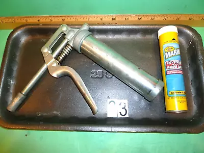 GREASE GUN BY LUBRIMATIC PRODUCTS LUBRICATION EQUIPMENT W/1 TUBE PENNZOIL MARINE • $6