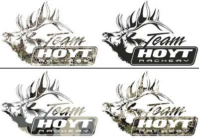 Hoyt Archery Elk Vinyl Sticker Approach Subalpine Vias Whitetail Deer Hunting • $4.25