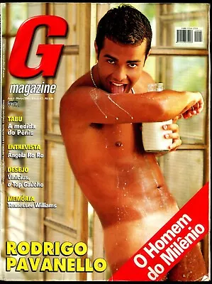 GAY MAGAZINE BRAZIL 2001 - March #42 Man Model Rodrigo Pavanello • $12.90