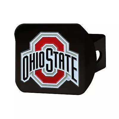 Fanmats NCAA Ohio State Buckeyes 3D Color On Black Metal Hitch Cover • $13.99