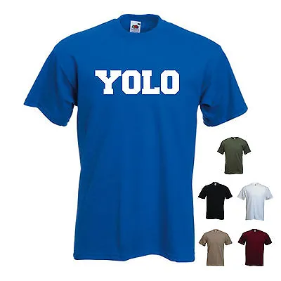 'YOLO' (you Only Live Once) Funny Mens T-shirt  • £11.69