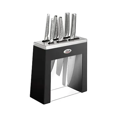 Global Kabuto 7 Pce Knife Block Rrp $1049.00 • $486.99