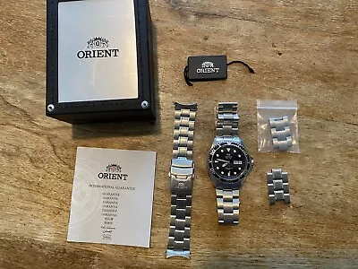 Orient Ray Ii Diver 41.5mm Automatic Wristwatch With Extra Strapcode Bracelet • £125