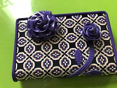 Vera Bradley Simply Violet Frill Wallet • $15.99