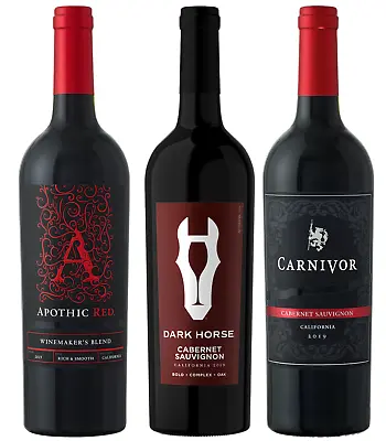 $139.88 • Buy Apothic, Dark Horse, Carnivor - Red Wines - 12 X 750ml Bottles