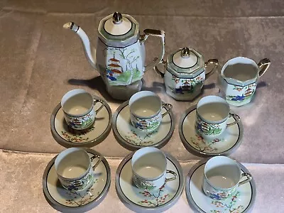 Hand Painted Climax Made In Japan Tea Set • £25