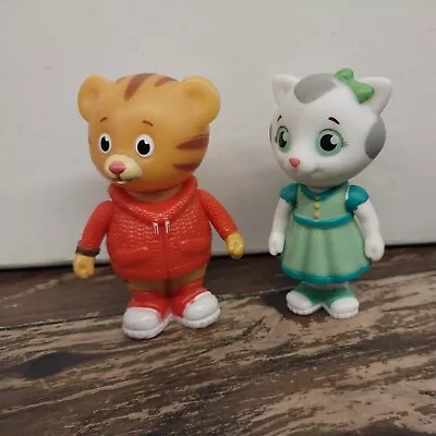 2 Daniel Tiger's Neighborhood PBS Katerina Cat 2.5  Figure Cake Topper Toy Lot • $11.99