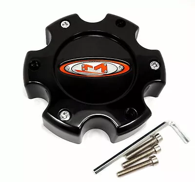 Moto Metal Gloss Black Center Cap 5.75 OD Closed For MO956 MO955 MO951 845L145B • $17.88