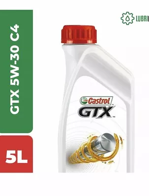 Engine Oil Castrol GTX 5W30 C4 5 Litre • $131.80