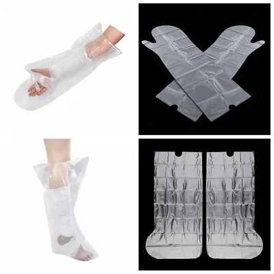 £6.39 • Buy Waterproof Arm Hand Leg Shower Boot Cast Cover For Adult Bandage Protector Bag