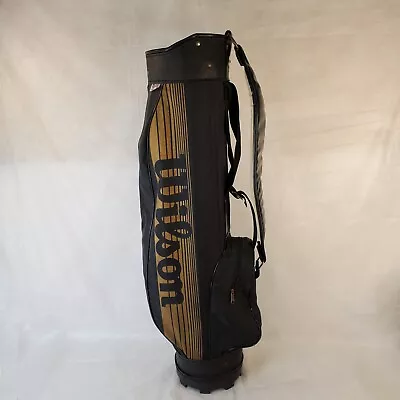 Wilson Sunday Carry Golf Bag 3-Way Divider Shoulder Strap Zip Pockets Nylon • $29.99