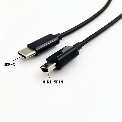 USB C To Mini USB 2meter 6FT Cable Charging Cord For  PS3 Controller MP3 Player • $7