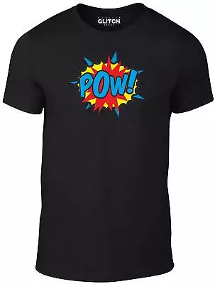 £9.99 • Buy Pow ! T Shirt - Cool Retro Pop Art Comic Book Comics Big Bang Superhero T Shirt