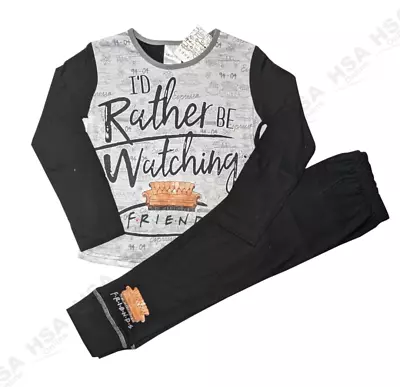 FRIENDS TV Show Sitcom Girls Cute Long Sleeve Pyjamas Nightwear Christmas Gift • £6.99