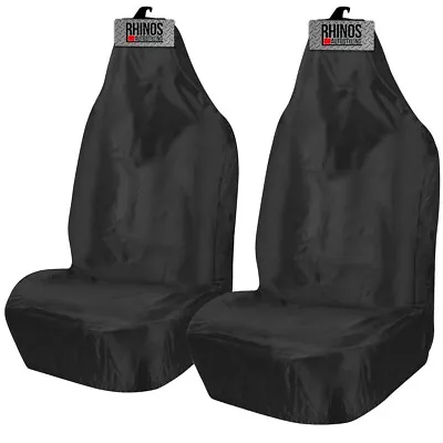 FOR VAUXHALL CORSA B C D E- Heavy Duty Black Waterproof Car Seat Covers 2 Fronts • $20.96