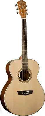 Washburn WG7S Harvest Series Grand Auditorium Acoustic Guitar - Natural Gloss • $329