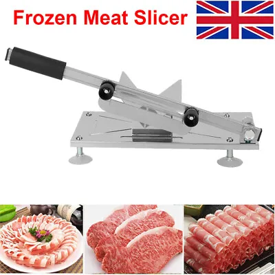 £17.99 • Buy Manual Frozen Meat Slicer Mutton Roll Food Slicer Manual Slicing Cutter UK