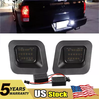 $13.99 • Buy SMOKED SMD LED Rear License Plate Light For Dodge Ram 1500 2500 3500 2003-2018