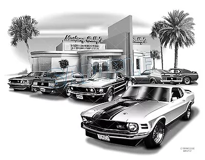 Mustang 6970 Muscle Car Art Auto Print #2107  Free Usa Shipping  • $24.99