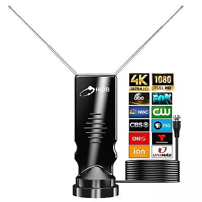 TV Antenna For Smart TV Indoor Long Range Rabbit Ears Antenna For TV Without... • $23.66