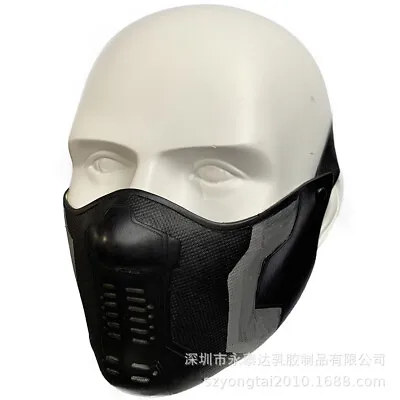 Winter Soldier Halloween Cosplay Mask Soft Latex Helmet 3D Masks Props • $35.74